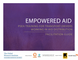 Empowered Aid PSEA Training for Transport Drivers Working in Aid Distribution