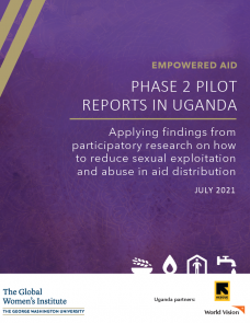 Empowered Aid: Phase 2 Pilot Reports in Uganda